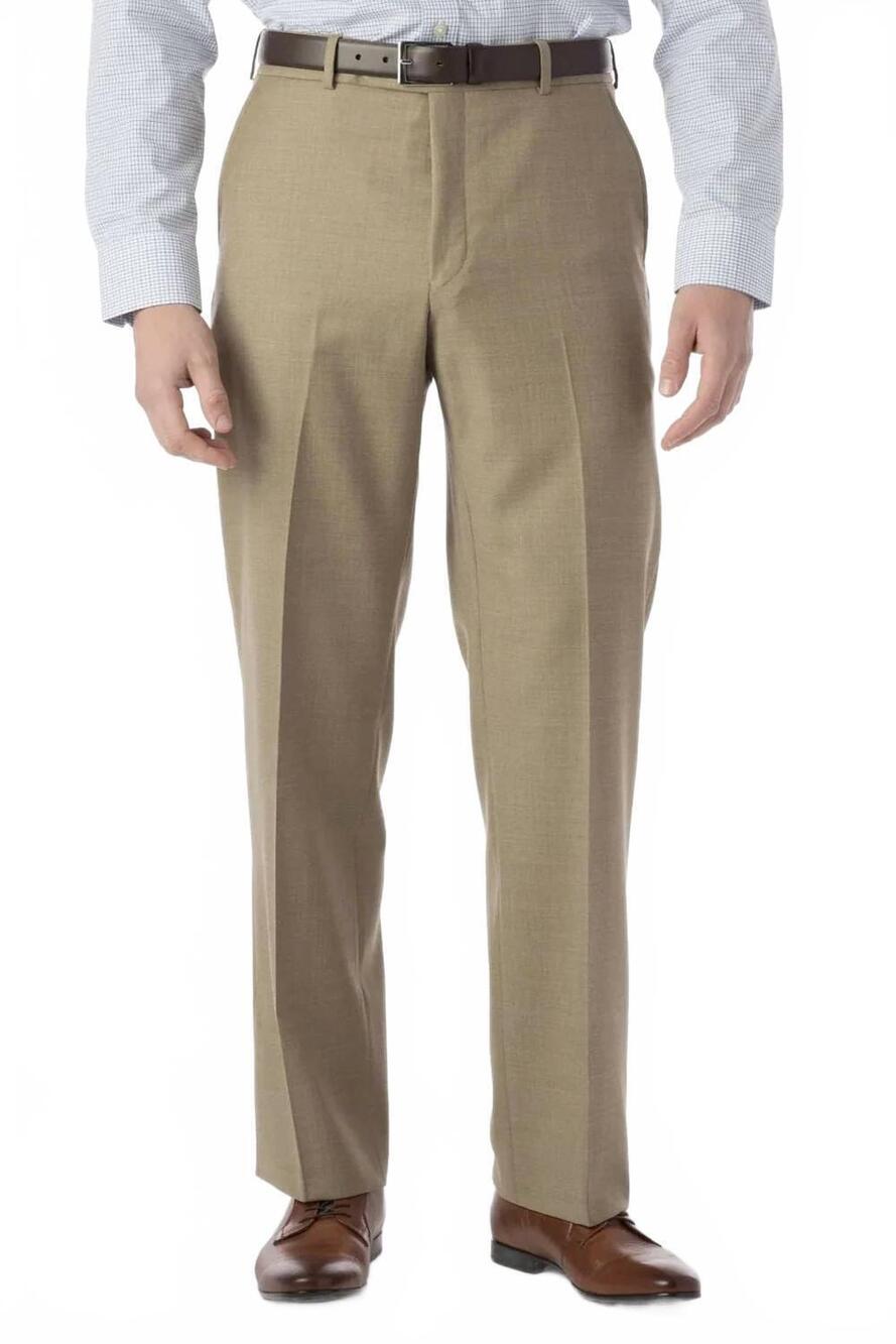 NEW BALLIN super 120s wool travel twill comfort-eze trouser - soho modern fit in